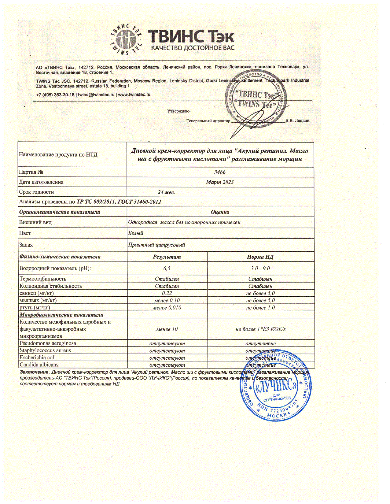 Паспорт №032023